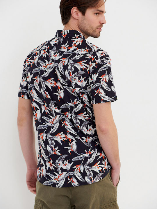 Funky Buddha Baumwolle Hemd Blue