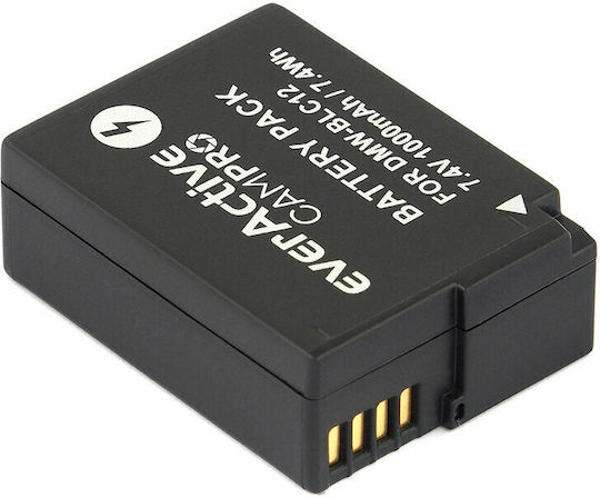everActive Μπαταρия за фотоапарат DMW-BLC12E Литиево-йонни (Li-Ion) 1000mAh Съвместима с Panasonic