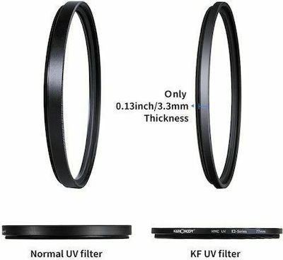 K&F Concept Slim Φίλτρo UV Διαμέτρου 67mm με Επίστρωση MC για Φωτογραφικούς Φακούς