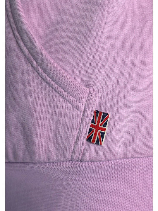 Kilmote Long Women's Sweatshirt Hooded Lilac