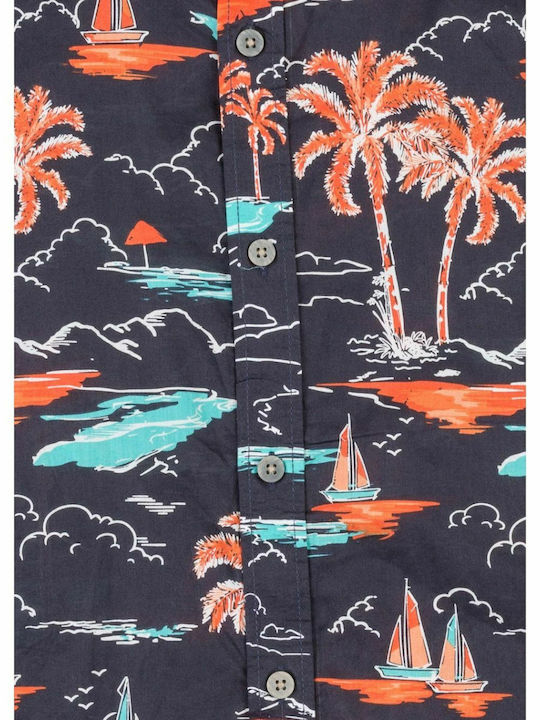 Short Sleeve Cotton Multicolour Shirt