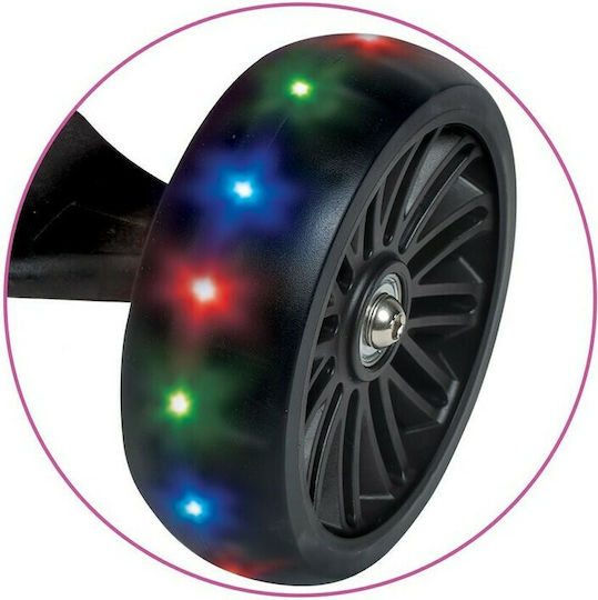 AS Παιδικό Πατίνι Αναδιπλούμενο Shoko Twist & Roll X-Speed Light Τρίτροχο για 5+ Ετών Φούξια