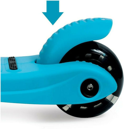Shoko Kids Scooter Foldable Twist & Roll X-Speed Light 3-Wheel for 5+ Years Light Blue