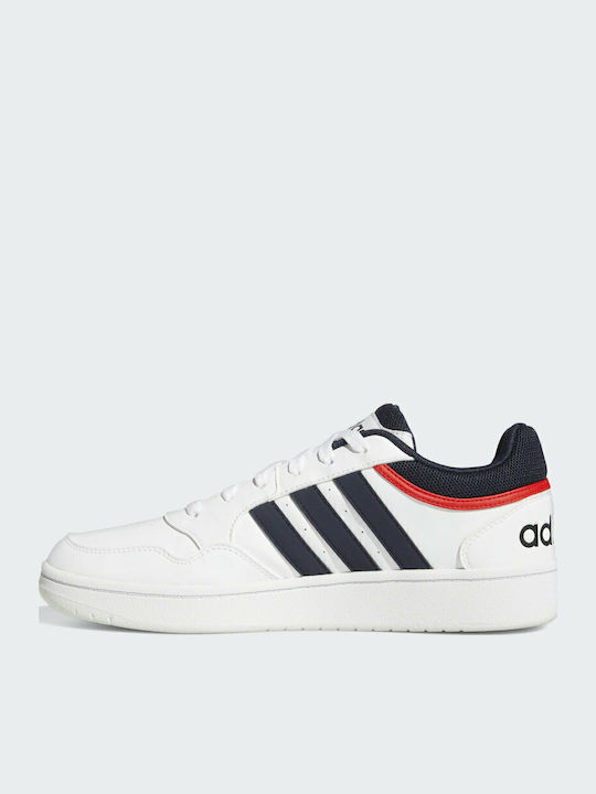 Hoops 3.0 Ανδρικά Sneakers Cloud White / Legend Ink / Vivid Red