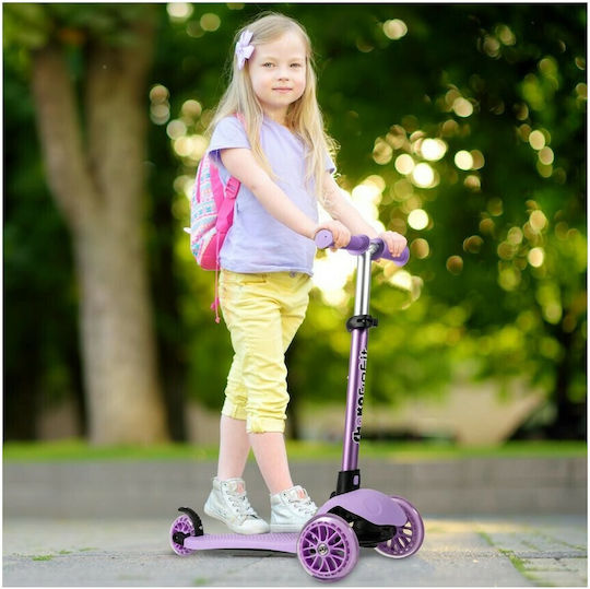 Shoko Kids Scooter Twist & Roll Go Fit 3-Wheel for 3+ Years Purple