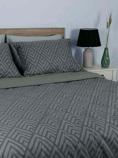Sunshine 2036 Kissenbezug-Set mit Umschlagumschlag Grey 50x70cm.