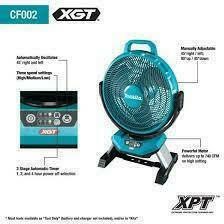 Makita Arbeitsventilator Batterie 40V Solo