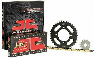 JT Sprockets Σετ Γρανάζια Αλυσίδα (15-39-428ORing) για Yamaha Crypton-X 135