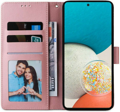 Tech-Protect Wallet Synthetisches Leder Floral Rose (Galaxy A53) THP860FLOROS