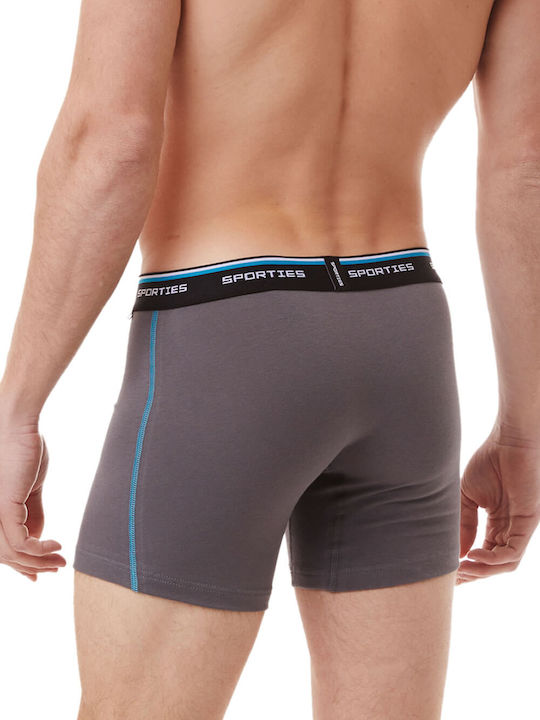 Herren Boxershorts Black / Grey 2Packung