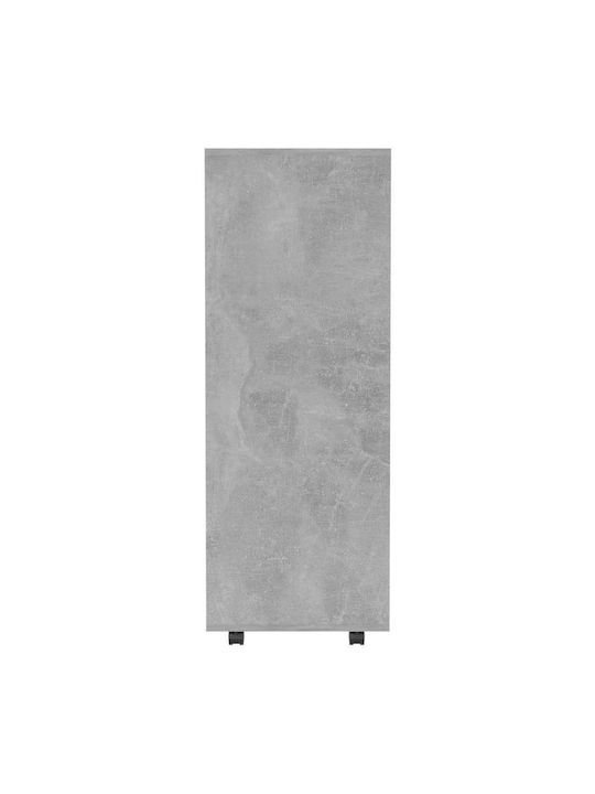 vidaXL Rollbar Kleiderständer Gray 80x40x110cm