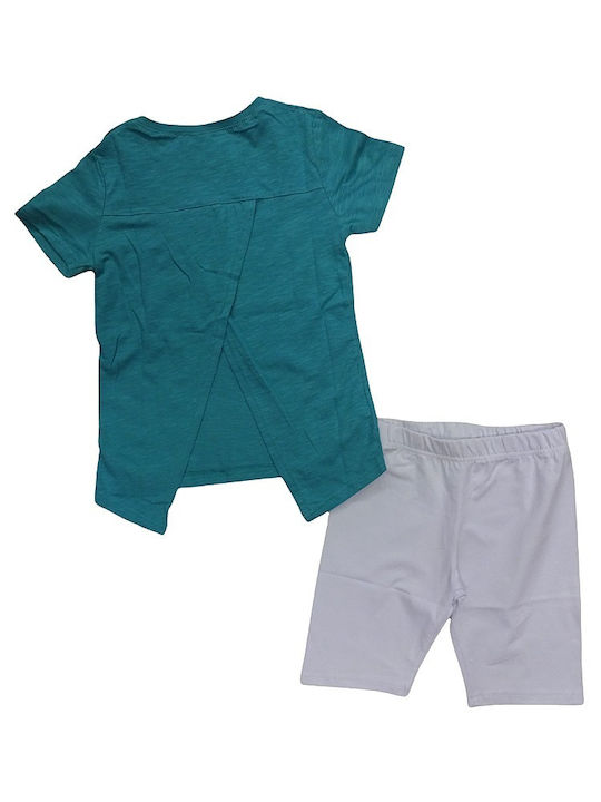 Joyce Kids Set with Leggings Summer 2pcs Green