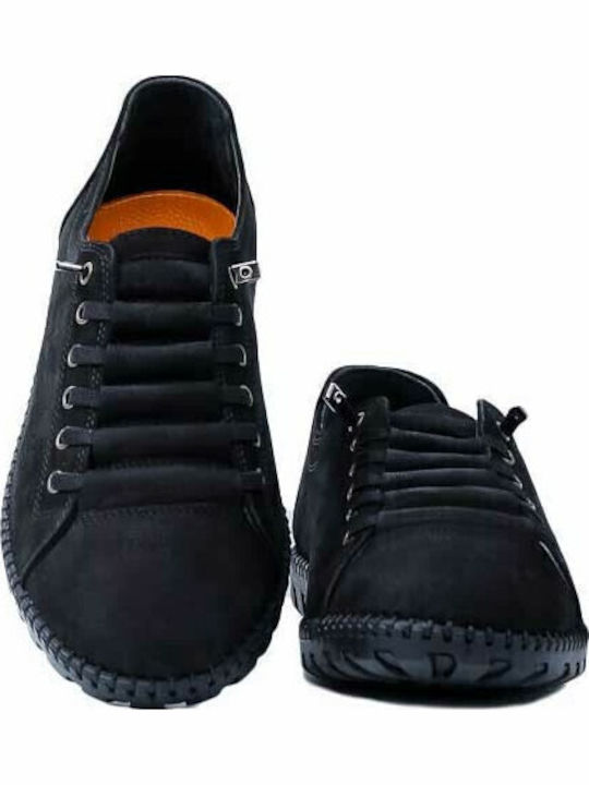 Men's Suede Casual Shoes Black