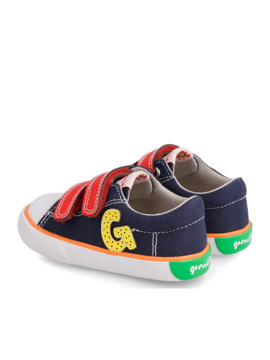 Παιδικά Sneakers Ανατομικά με Σκρατς Μπλε