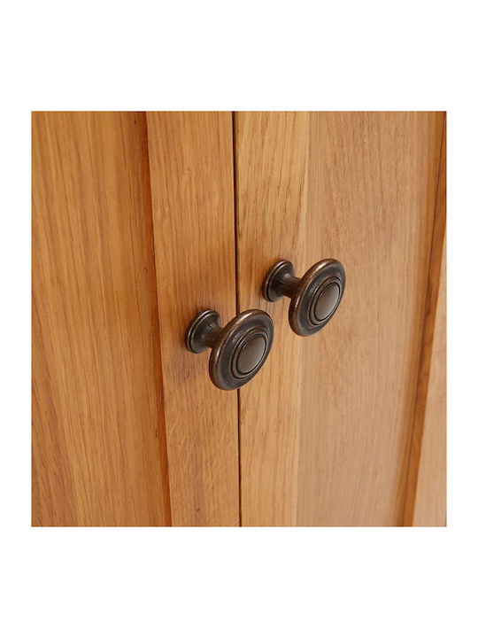 Double Door Wardrobe Oak wood 50x25x110cm