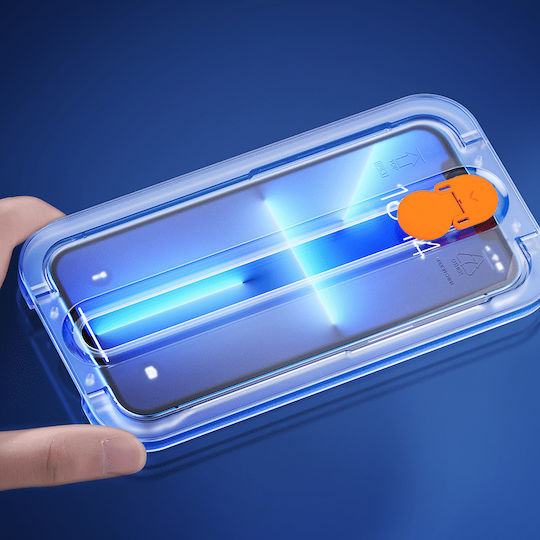 Joyroom Mounting Kit Gehärtetes Glas 2Stück (iPhone 13 Pro Max) JR-PF937