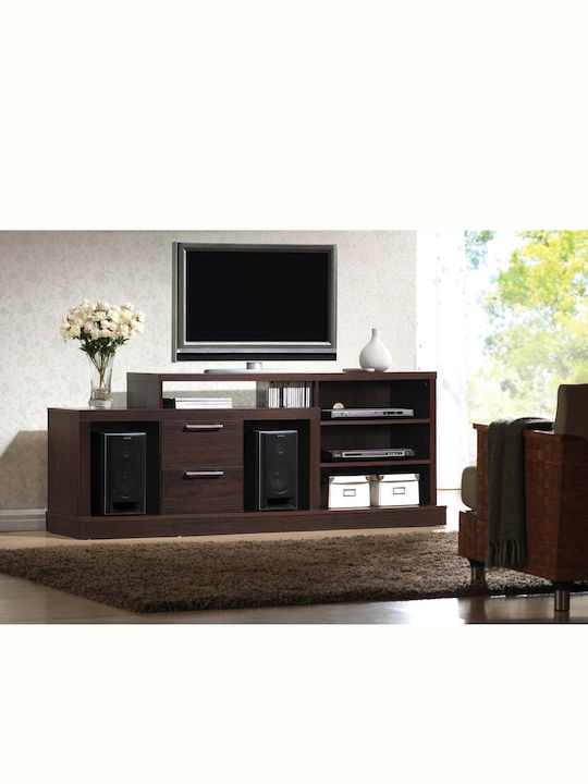 TV Stand Wooden Analog Wenge L180xW49xH70cm