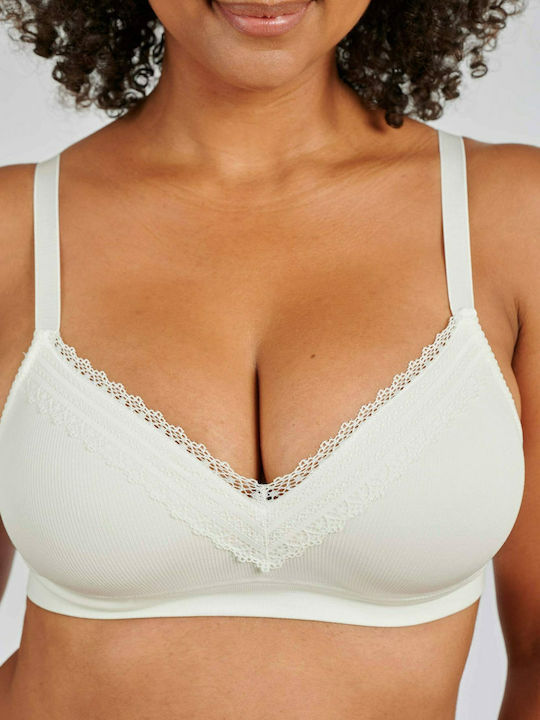 Sans Complexe Wireless Agathe Bralette Σουτιέν Λευκό