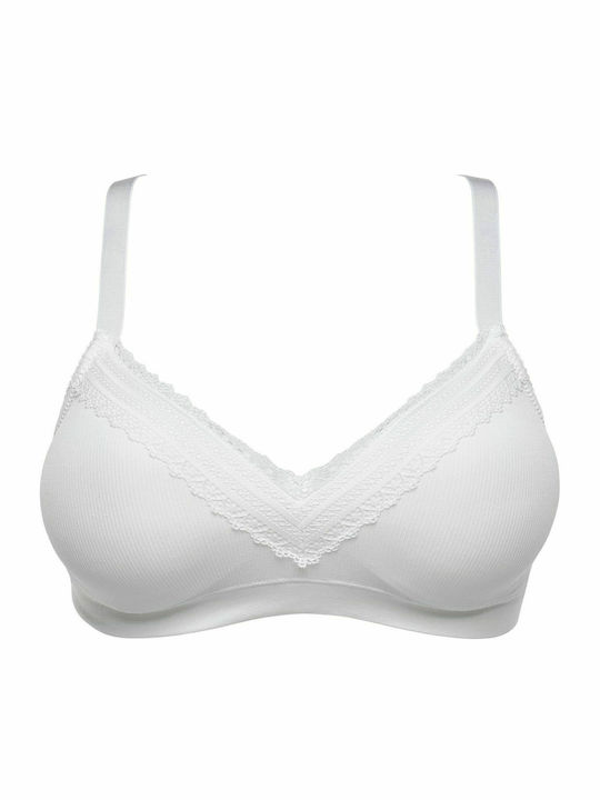 Sans Complexe Wireless Agathe Bralette Σουτιέν Λευκό