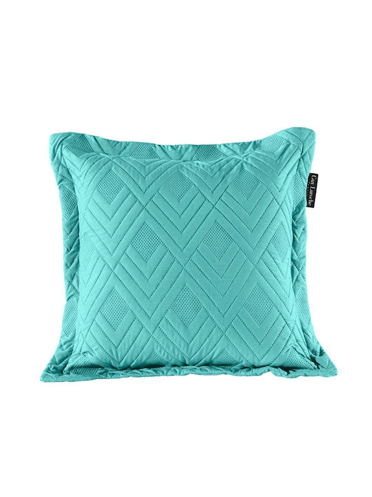 Guy Laroche Curves Set Coverlet Queen Size Microfiber Petrol 220x240cm 2pcs