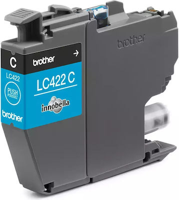 Brother LC422 InkJet Printer Ink Cyan (LC-422C)