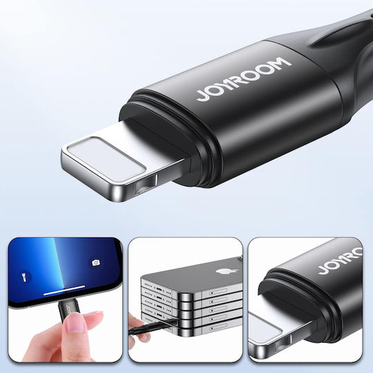 Joyroom S-2024N1 Braided USB-C to Lightning Cable 20W Μαύρο 2m