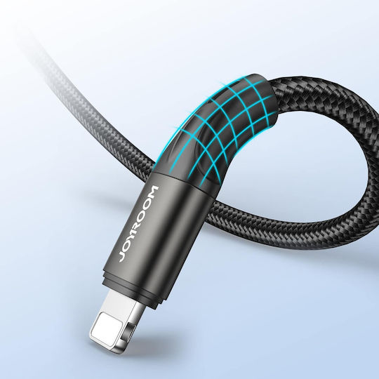 Joyroom S-2024N1 Braided USB-C to Lightning Cable 20W Μαύρο 2m