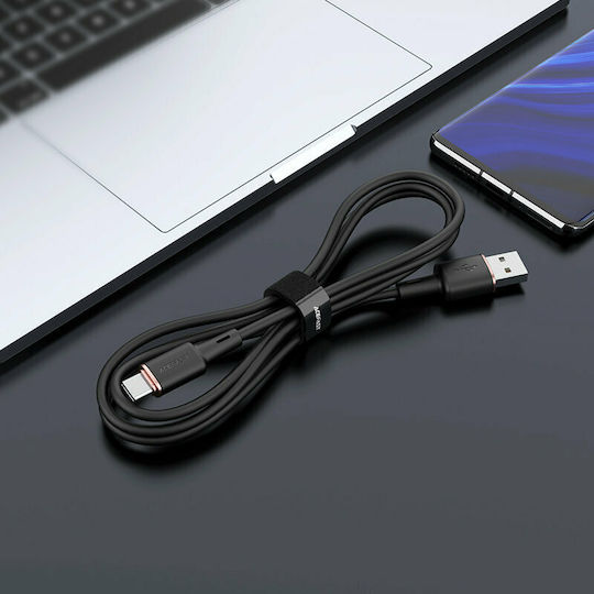 Acefast C2-04 USB 2.0 Cable USB-C male - USB-A Μαύρο 1.2m