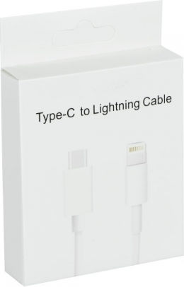 iSelf USB 2.0 Cable USB-C Male - USB-A 12W PD White 1m