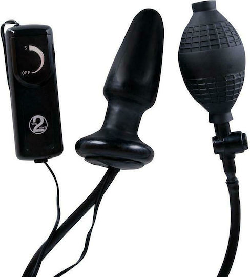 Seven Creations Fanny Hill´s Πρωκτική Σφήνα με Δόνηση Μαύρη 31cm