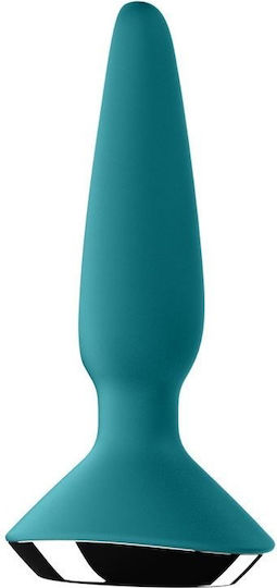 Satisfyer Plug-ilicious 1 Анална тапа с възможност за безжична работа и вибрация Green