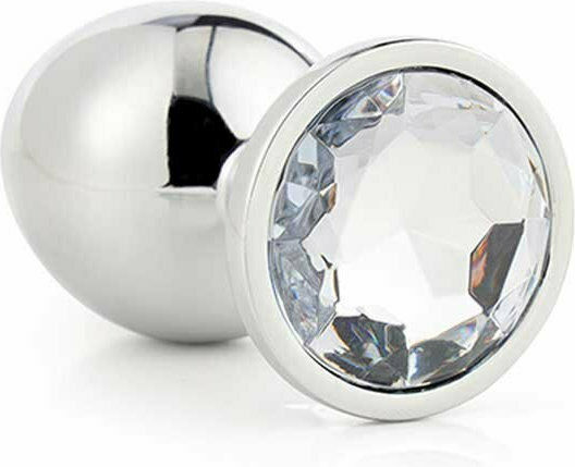 Dream Toys Gleaming Love Silver Plug Anal Plug Small Silver 7.1cm