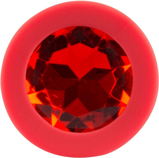 You2Toys Colorful Joy Jewel Plug Small Πρωκτική Σφήνα Small Red 7.2cm