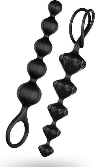 Satisfyer Love Beads Anal Perlen Elektrische Gitarren Schwarz 20.5cm 2Stück