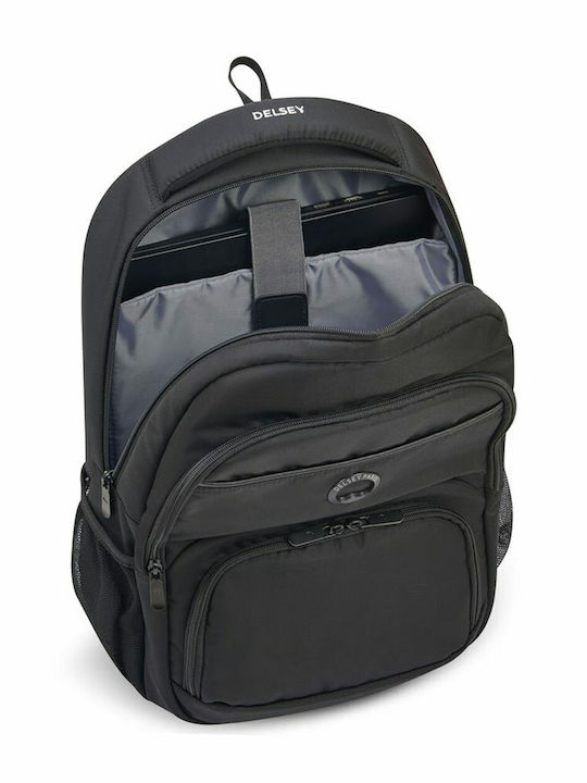 Delsey Element Aviator Backpack Bag for Laptop 15.6" with USB Port in Black Colour