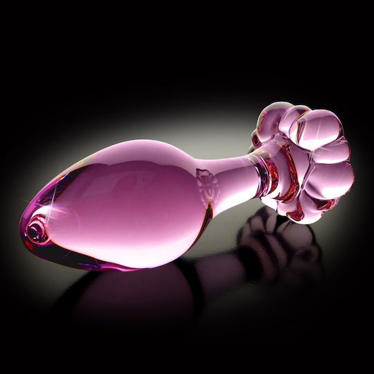 Pipedream Icicles Floral Πρωκτική Σφήνα No.48 Ροζ 8.9cm