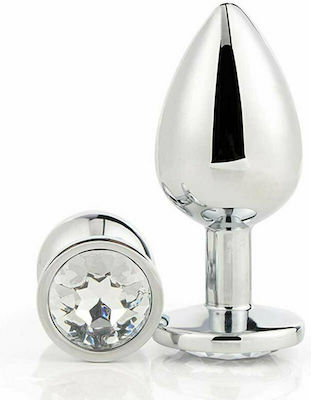 Dream Toys Gleaming Love Plug Analplug Mittel Silver 8.3cm