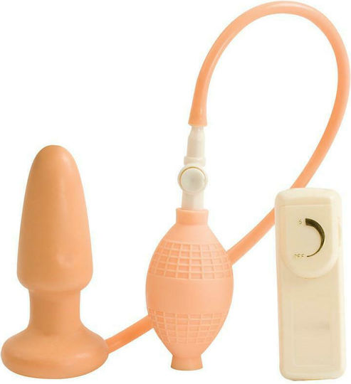 Seven Creations Expandable Butt Plug Πρωκτική Σφήνα Flesh 10cm