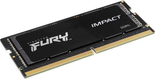 Kingston Fury Impact DDR5 με Module 1x8GB και Ταχύτητα 4800 για Laptop