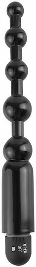Pipedream Anal Fantasy Collection Power Beads Vibrator Πρωκτικός Δονητής Black 29.5cm