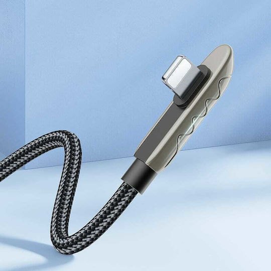 Joyroom S-1230K3 Braided USB to Lightning Cable Ασημί 1.2m