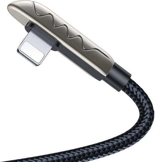 Joyroom S-1230K3 Braided USB to Lightning Cable Ασημί 1.2m