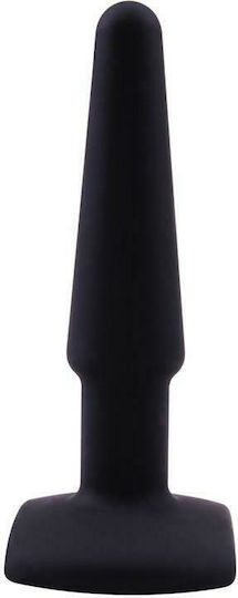 Chisa Novelties Black Mont Silicome Bute Plug Πρωκτική Σφήνα Black 10cm