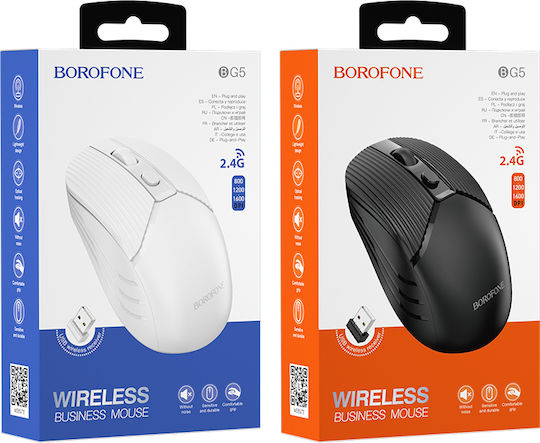 Borofone BG5 Wireless Mouse Alb