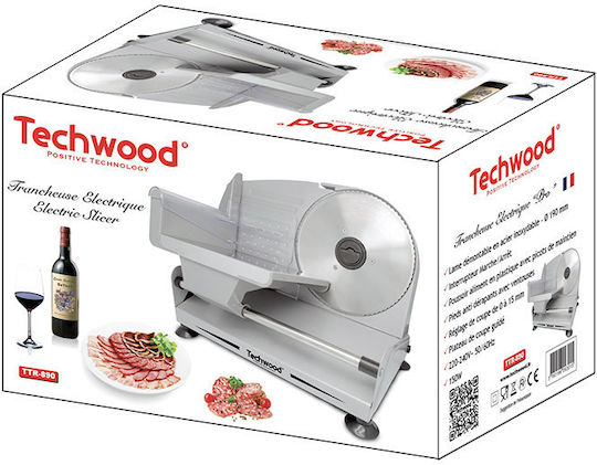 Techwood Κόφτης Αλλαντικών 150W Ασημί