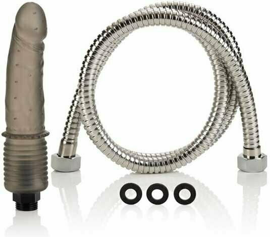 Colt Shower Shot Spraying Water Dong Anal Shower Brown 11cm