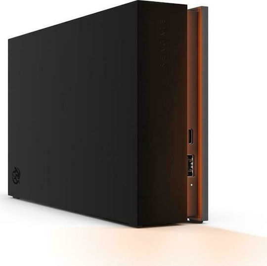 Seagate FireCuda Gaming Hub USB-C / USB 3.0 Εξωτερικός HDD 8TB 3.5" Μαύρο