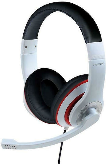 Gembird Maxter MHS-003 On Ear Gaming Headset cu conexiune 3,5mm Black/White