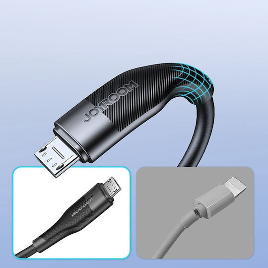 Joyroom S-1030M12 Regulär USB 2.0 auf Micro-USB-Kabel Schwarz 1m 1Stück