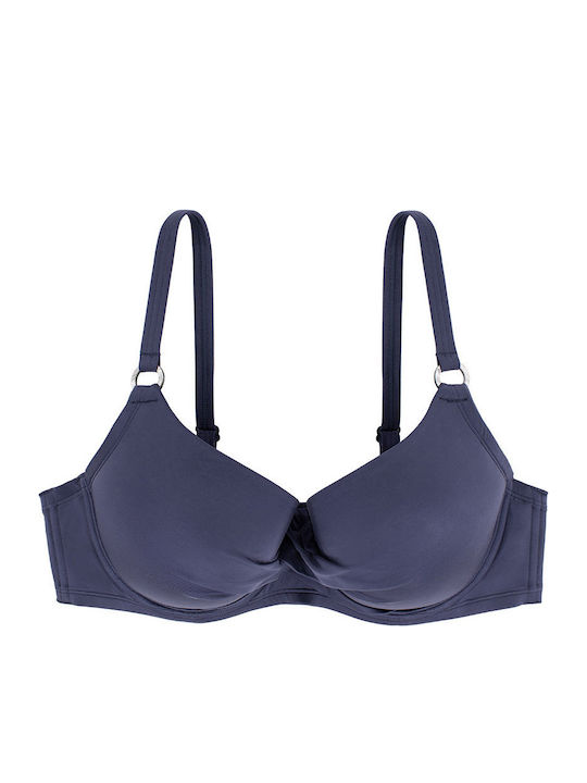 Calabasas Bikini Σουτιέν με Ενίσχυση Γκρι
